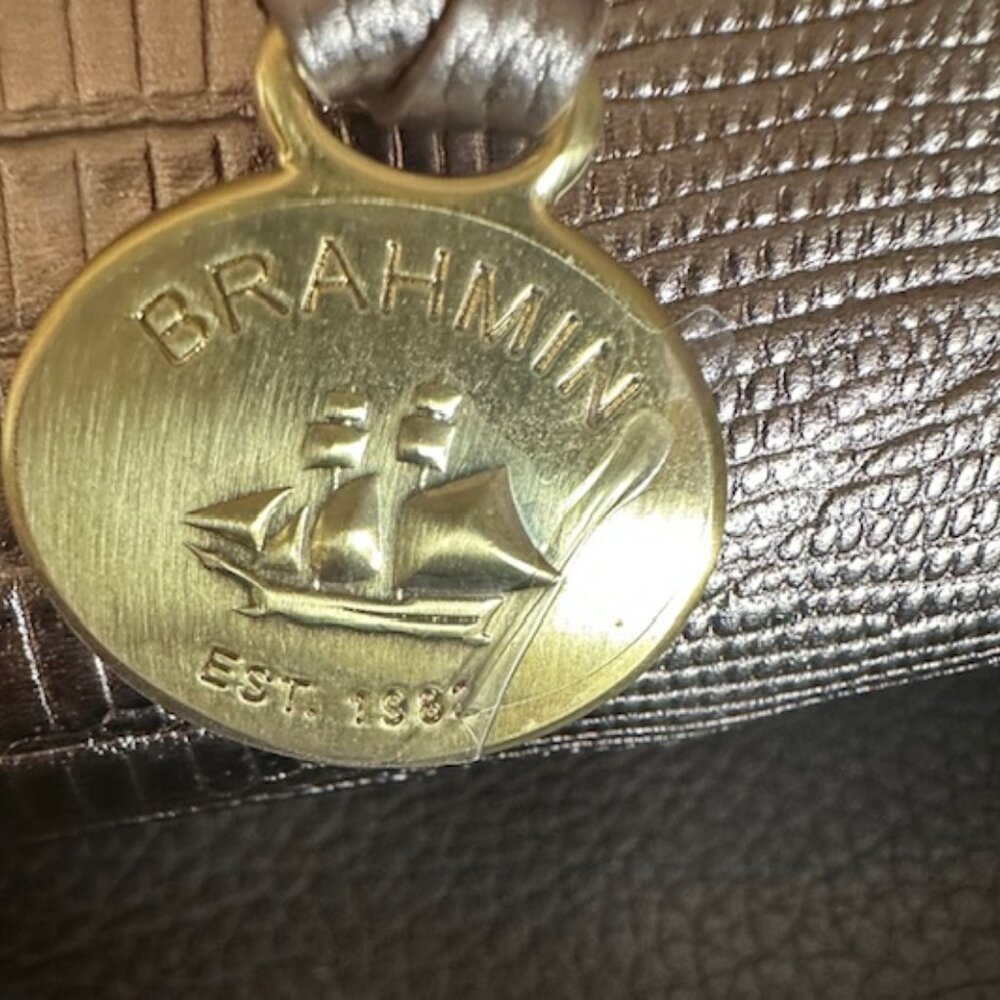 NWOT Brahmin Metallic Melbourne Shoulder Bag - Picture 5 of 13